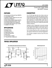 datasheet for LTC1255 by Linear Technology