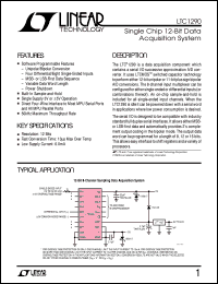 datasheet for LTC1290 by Linear Technology