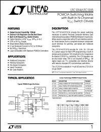 datasheet for LTC1314 by Linear Technology