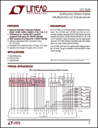 datasheet for LTC1545 by Linear Technology