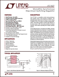 datasheet for LTC1627 by Linear Technology