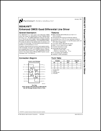 datasheet for DS34LV87TM by 