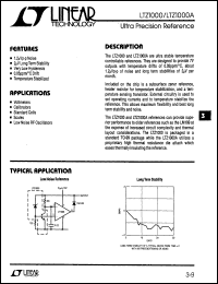 datasheet for 1000A by Linear Technology