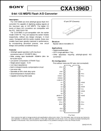 datasheet for CXA1396D by Sony Semiconductor