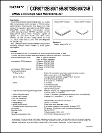 datasheet for CXP80712B by Sony Semiconductor