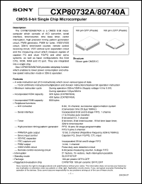datasheet for CXP80732A by Sony Semiconductor