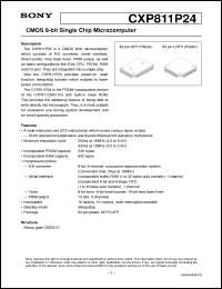 datasheet for CXP811P24 by Sony Semiconductor