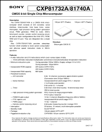 datasheet for CXP81732A by Sony Semiconductor