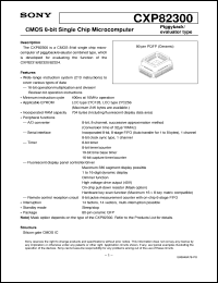datasheet for CXP82300 by Sony Semiconductor