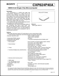 datasheet for CXP824P40A by Sony Semiconductor