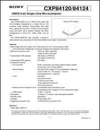 datasheet for CXP84120 by Sony Semiconductor