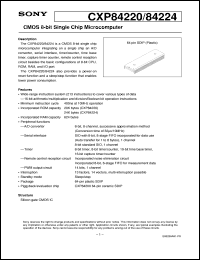datasheet for CXP84220 by Sony Semiconductor