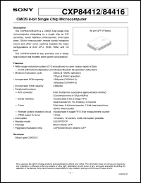 datasheet for CXP84412 by Sony Semiconductor