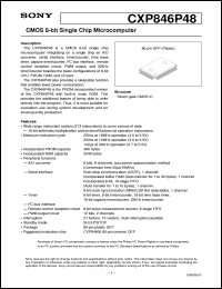 datasheet for CXP846P48 by Sony Semiconductor