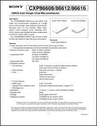 datasheet for CXP86608 by Sony Semiconductor