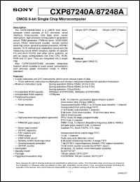datasheet for CXP87240A by Sony Semiconductor