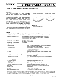 datasheet for CXP87740A by Sony Semiconductor
