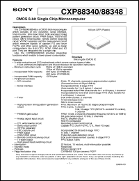 datasheet for CXP88340 by Sony Semiconductor