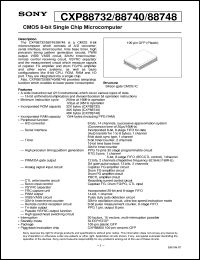 datasheet for CXP88732 by Sony Semiconductor