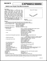 datasheet for CXP88852 by Sony Semiconductor