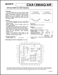 datasheet for CXA1390AQ by Sony Semiconductor