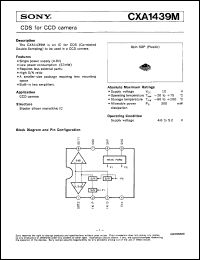 datasheet for CXA1439M by Sony Semiconductor
