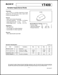 datasheet for 1T409 by Sony Semiconductor