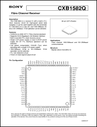 datasheet for CXB1582Q by Sony Semiconductor