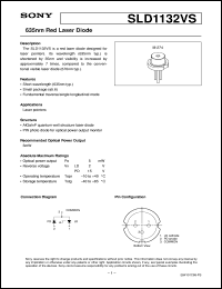 datasheet for SLD1132VS by Sony Semiconductor