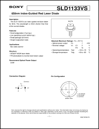 datasheet for SLD1133VS by Sony Semiconductor