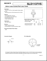datasheet for SLD1137VS by Sony Semiconductor