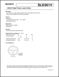 datasheet for SLD301V by Sony Semiconductor