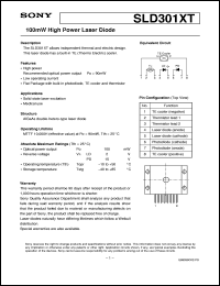 datasheet for SLD301XT by Sony Semiconductor