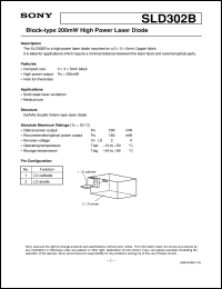 datasheet for SLD302B by Sony Semiconductor