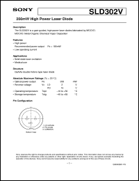 datasheet for SLD302V by Sony Semiconductor
