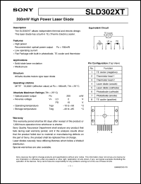 datasheet for SLD302XT by Sony Semiconductor
