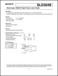datasheet for SLD304B by Sony Semiconductor