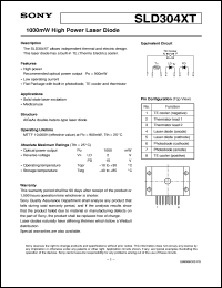datasheet for SLD304XT by Sony Semiconductor