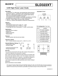 datasheet for SLD322XT by Sony Semiconductor