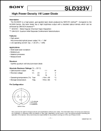 datasheet for SLD323V by Sony Semiconductor