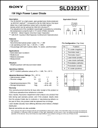 datasheet for SLD323XT by Sony Semiconductor