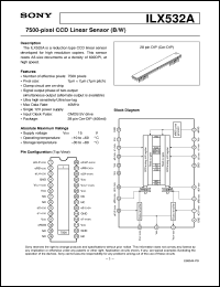 datasheet for ILX532A by Sony Semiconductor