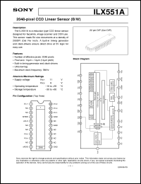 datasheet for ILX551A by Sony Semiconductor