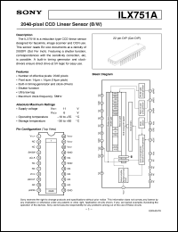 datasheet for ILX751A by Sony Semiconductor