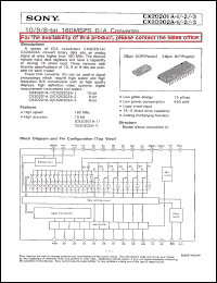 datasheet for CX20201A-1 by Sony Semiconductor