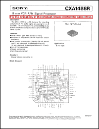 datasheet for CXA1488R by Sony Semiconductor
