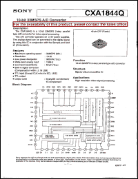 datasheet for CXA1844Q by Sony Semiconductor