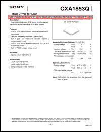 datasheet for CXA1853Q by Sony Semiconductor