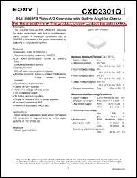datasheet for CXD2301Q by Sony Semiconductor