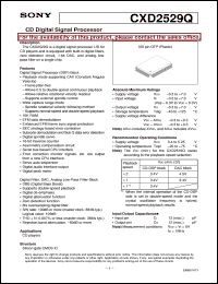datasheet for CXD2529Q by Sony Semiconductor